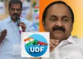 Adoor Prakash (Left) VD Satheeshan (Right)