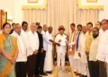 NDA leaders meet Karnataka Governor