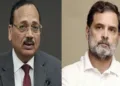 CJI Surya Kant (Left), Rahul Gandhi (Right)