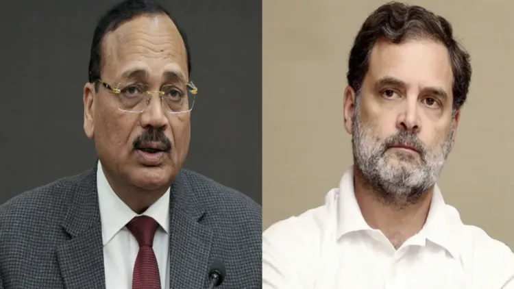 CJI Surya Kant (Left), Rahul Gandhi (Right)