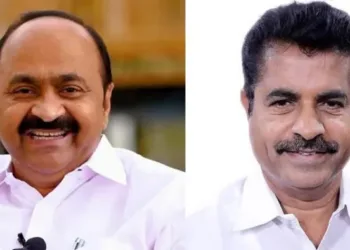 V.D. Satheeshan (Left) Adoor Prakash (RIght)