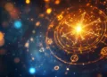 The Rigveda’s cosmic wheel with 12 spokes and 360 divisions reflects the ancient Vedic understanding of time and its endless cycles