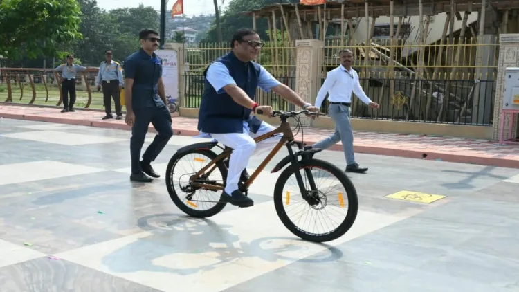 Assam CM Himanta Biswa Sarma formally launched bamboo-made bicycles in Guwahati, marking a step towards sustainable transportation