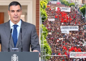 Spanish PM Pedro Sánchez faces mounting pressure as housing protests swept Spain on October 3, ahead of his snap election call on October 5