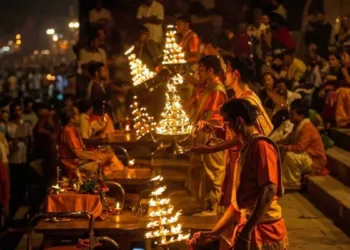 The ghats of Varanasi along the Ganga embody the timeless spiritual, cultural and architectural heritage of Kashi