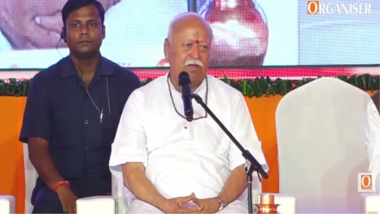 RSS Sarsnghchalak Dr Mohan Bhagwat