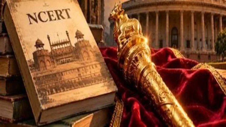 The new NCERT Class 9 Social Science textbook explores India’s traditions of governance through references to the Sengol, Gandhi’s Ram Rajya and the Mahabharata