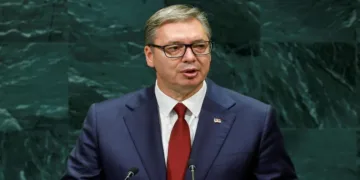 Serbian leader Aleksandar Vučić