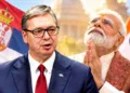Former Serbian President Aleksandar Vucic praises PM Modi for elevating India to a global power, saying attempts to “tear him down” despite his achievements have become a pattern.