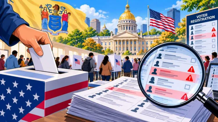 Questions over voter eligibility, software failures and the handling of disputed registration records fuel a growing political battle over transparency and accountability in New Jersey’s electoral system.