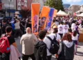Visitors gather at Istanbul’s Japanese anime festival as clashes erupt amid protests by Islamists demanding the cancellation of the cultural event.