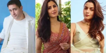 Actor Imran Khan (Left), Katrina Kaif and Alia Bhatt (Right)