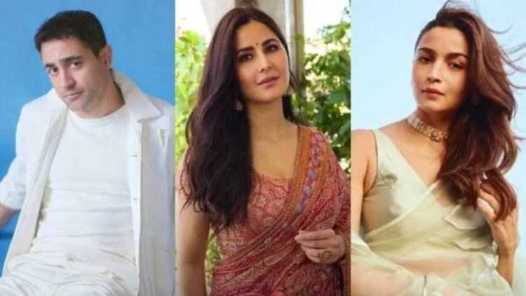 Actor Imran Khan (Left), Katrina Kaif and Alia Bhatt (Right)