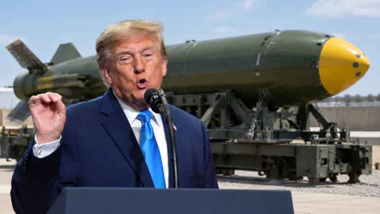 US President Donald Trump confirms the US is considering deploying the ‘Mother of All Bombs’ against Iran, while ruling out nuclear weapons and ground troops