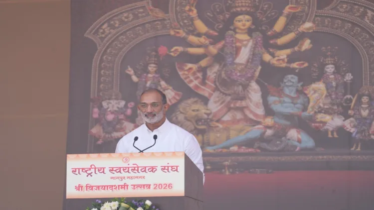 Dainik Jagran Editor-in-Chief Sanjay Gupta Speaks at RSS Vijayadashami Utsav