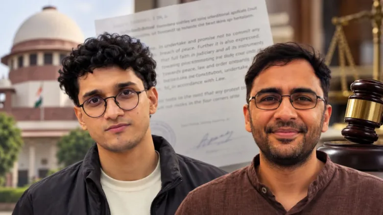 (Left) CJP leader Saurav Das (Right) Ashutosh Ranka (This is an AI generated image)