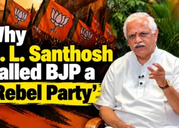 B. L. Santhosh explains why the BJP can be described as a “Rebel Party,” reflecting its ideological roots and political journey