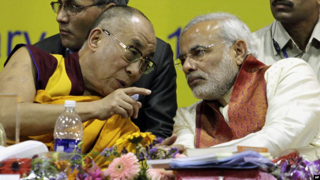 Dalai Lama with Modi_1&nb