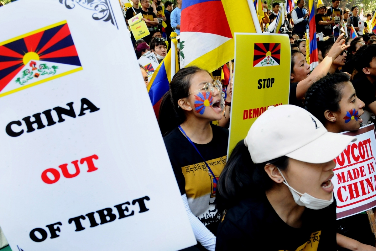 Tibetans Protest_1 &