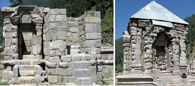 Ruins at Nar Nag temple c